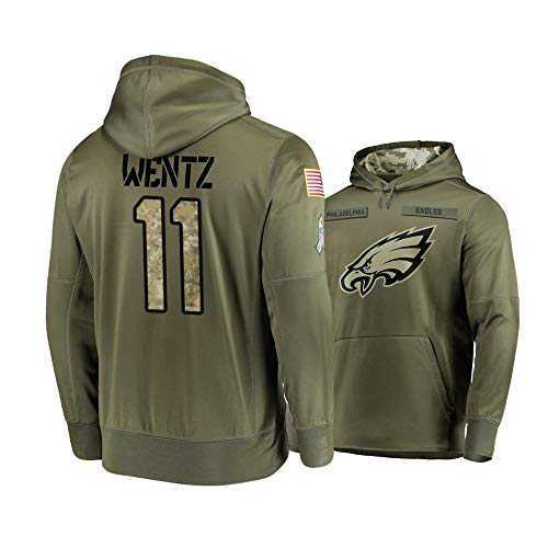 Nike Eagles 11 Carson Wentz 2019 Salute To Service Stitched Hooded Sweatshirt,We sell and wholesale Nike Eagles 11 Carson Wentz 2019 Salute To Service Stitched Hooded Sweatshirt on line form chian!